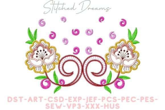 Garden Embroidery Design