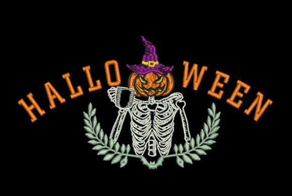 Halloween Party, Halloween Funny Embroidery